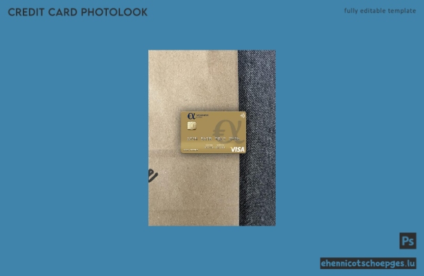 Luxemburg Advanzia Bank Visa-Karte Fotoansicht Beispielvorschau